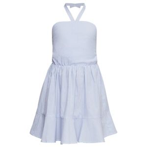 BCBGirls Striped Cotton Halter Sundress
